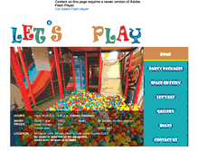 Tablet Screenshot of letsplay.net.au